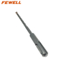 Top quality SDS Plus Carbide Single Flat Tip 6*160mm Double Flute Electric rotary hammer Drill Bit for Concrete wall Masonry Granite