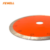 Hot Press Music Slot J Slot Continuous Rim 7inch to 9inch Wet Porcelain Tile Ceramic Diamond Saw Blades Cutting Disc