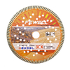 High quality 7inch 180*3.0*12*22.23mm Hot Press diamond turb wave saw blade with Reinforced Center for cutting granite 