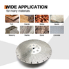 230*M14 double side electroplated blade 9inch diamond segmented saw blade for cutting marble and granite