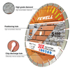 High quaity Cold Press 14inch 350*3.2*15*25.4mm sintered diamond segmented diamond saw blade for dry cutting general purpose