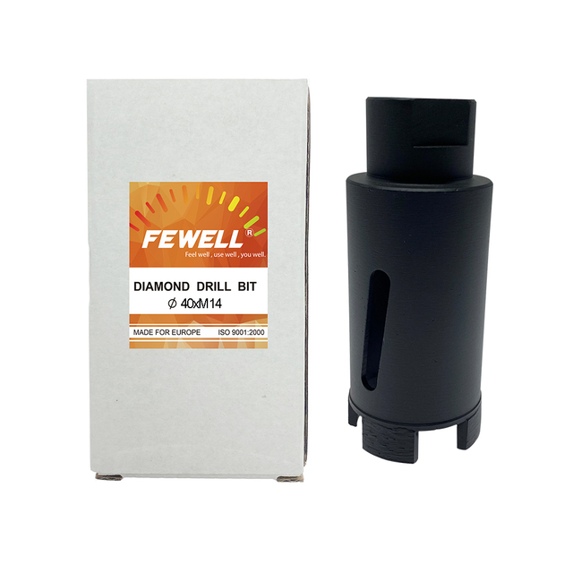 Silver brazed 40/70/100xM14 diamond segment core drill bit for granite