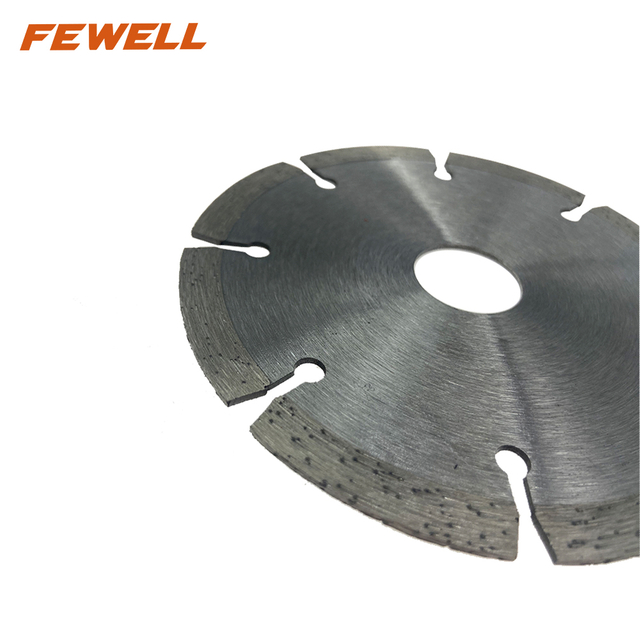 High quality 4.5-9inch 115-230mm hot press 7mm height segmented diamond saw blade for cutting general purpose , stone , brick and concrete