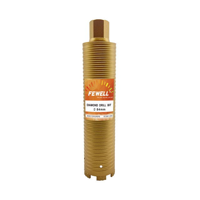 High quality laser welded 84*10*380*1-1/4UNC segments diamond water core drill bit for concrete granite