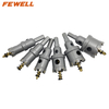 6pcs 20/22/25/30/35/40mm Premium grade Tungsten Carbide Tip Core Drill Bit hole opener TCT Hole Saw cutter set For Stainless Steel metal