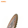 High quality Hot press 5、6、7、9inch 125-230*10mm fine turbo diamond saw blade for wet or dry cutting granite and bricks