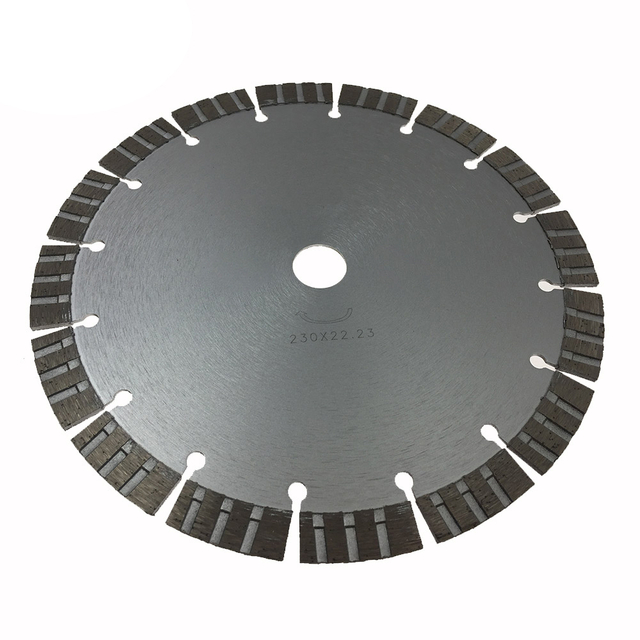 High quality Cold Press 9/14/16inch 230/350/400*15 diamond segmented turbo saw blade for cutting concrete