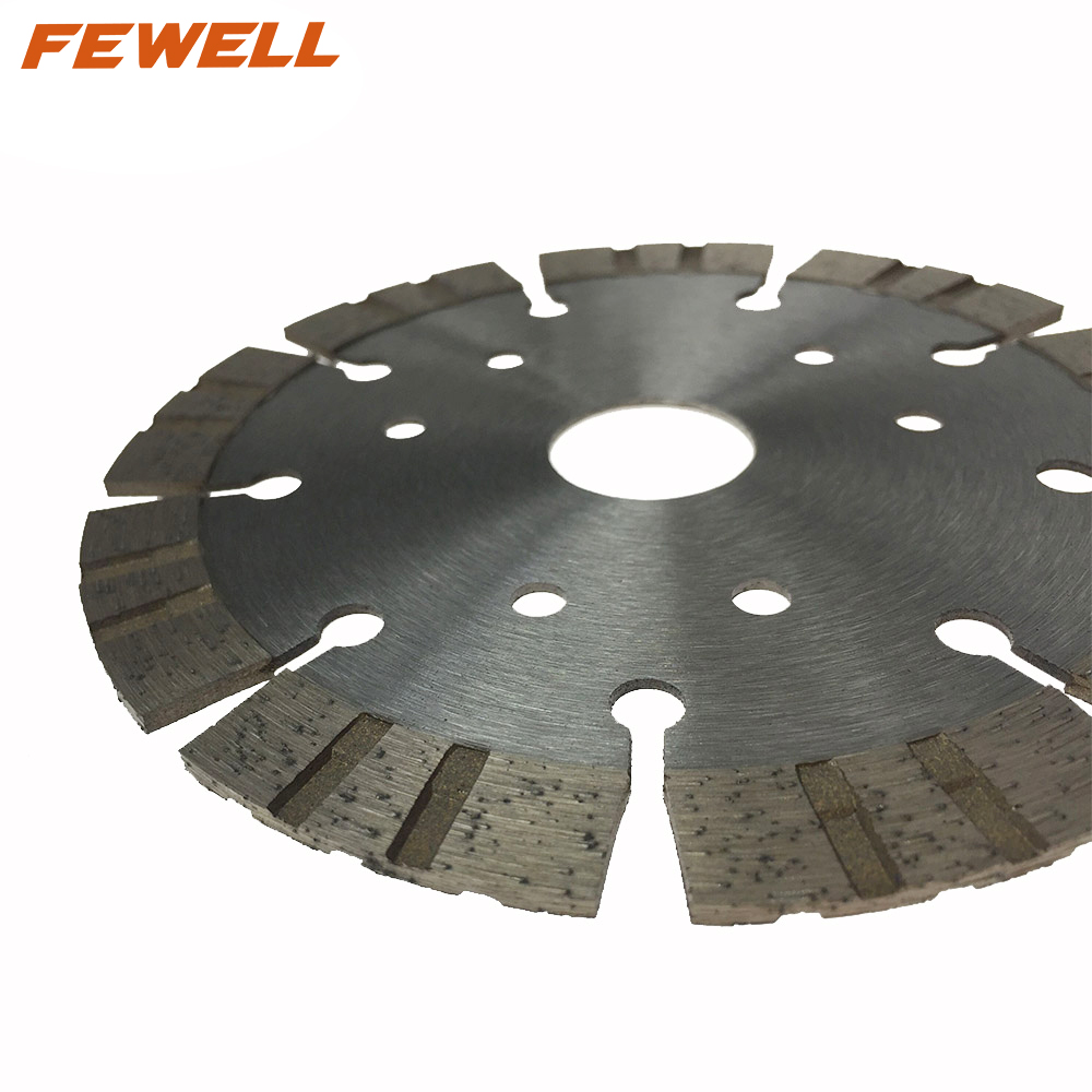 High quality Cold Press 5/9inch 125/230*12*22.23mm sintered diamond segmented turbo diamond blade disc for cutting beton concrete