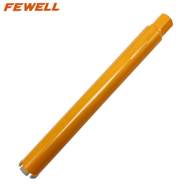 High quality laser welded 1-1/4''-7UNC working length 450mm diamond core drill bit for wet drilling concrete