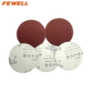 High quality 100-220mm 4-9in Red sanding disc Abrasive Sandpaper for polishing and grinding stainless steel wood