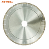 Premium quality Silver brazed 14/16inch 350/400*10*60mm segmented Oblique cut 45° diamond saw blade for Dekton