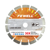High quality Laser welded 7/9/12/16inch 180/230/350/400*12mm height segmented diamond saw blade for cutting concrete reinforced concrete