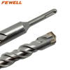  High quality Cross type SDS plus 25*310mm Electric hammer Drill Bit for drilling Concrete wall rock Granite
