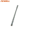 High quality SDS Plus Carbide cross Tip 8mm Double Flute Electric rotory Hammer Drill Bit for Granite Concrete wall Masonry rock
