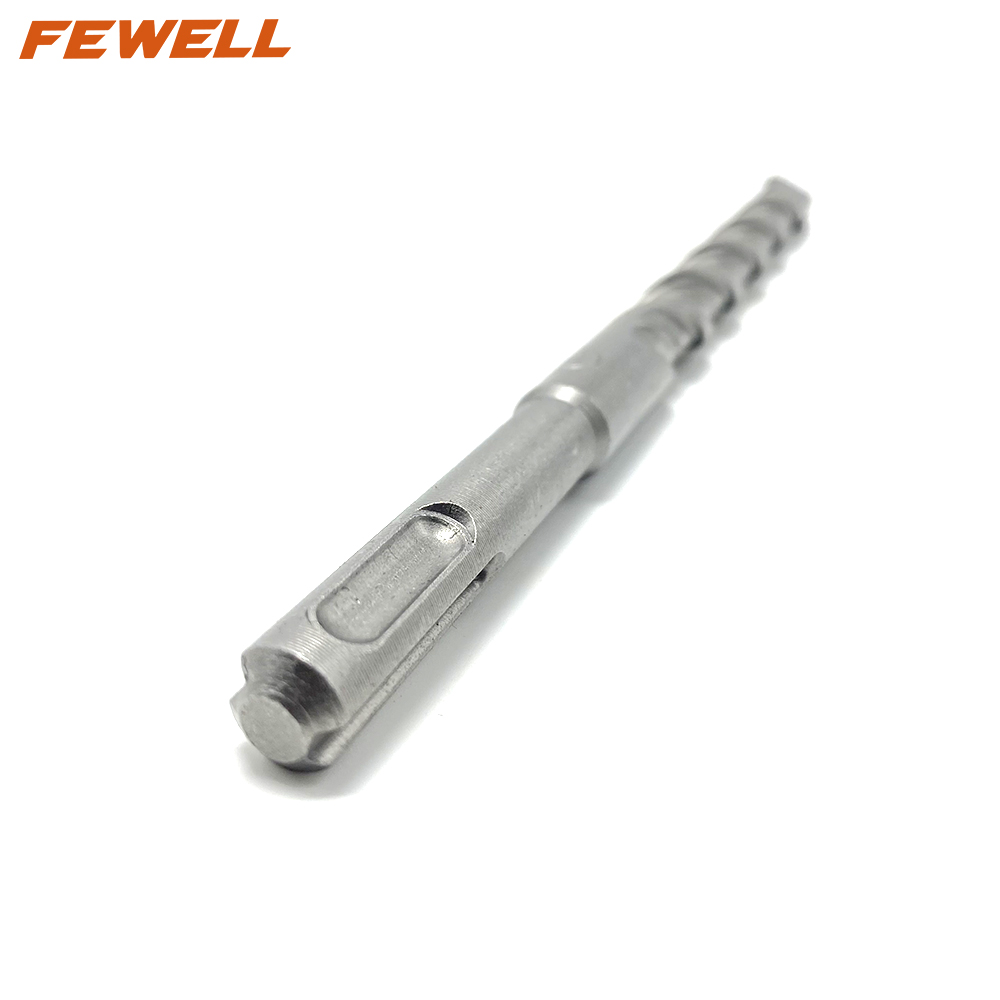 High quality SDS Plus Carbide Single Flat Tip 14mm Double Flute Electric hammer Drill Bit for Granite Concrete wall Masonry 