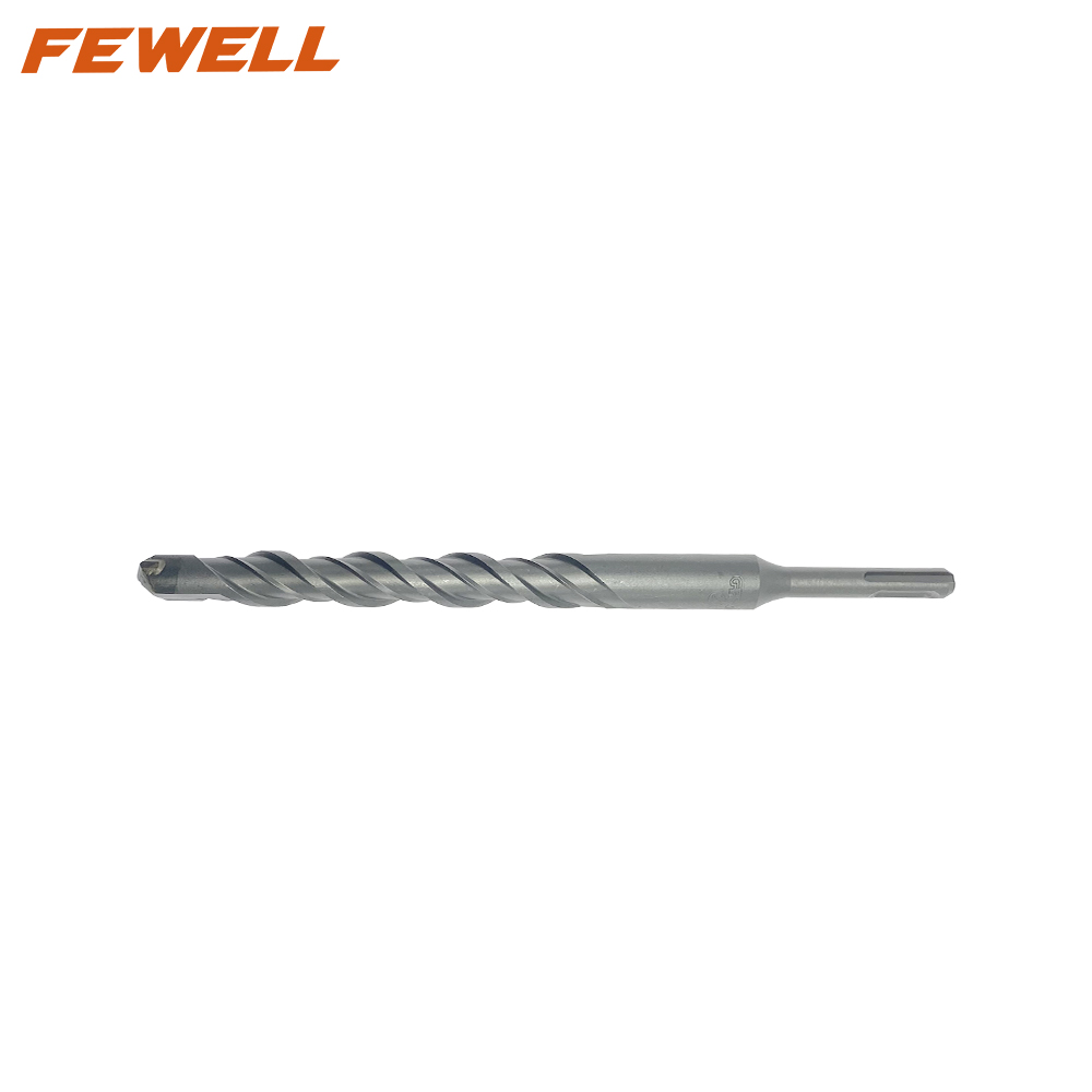High quality SDS Plus Carbide Single Flat Tip 20*260/350/500/600/800/1000mm Double Flute Electric hammer Drill Bit for Granite Concrete wall Masonry drill bits for granite 