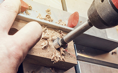 WOOD-HOLE-DRILLING