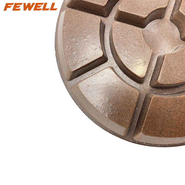 Premium 4inch 100mm flexible diamond polishing Pads for polishing quartz concrete floor