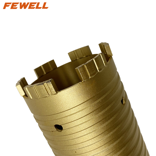 High quality Laser welded 82*380*1-1/4''-7UNC diamond water core drill bit for drilling concrete sandstone hard rocks