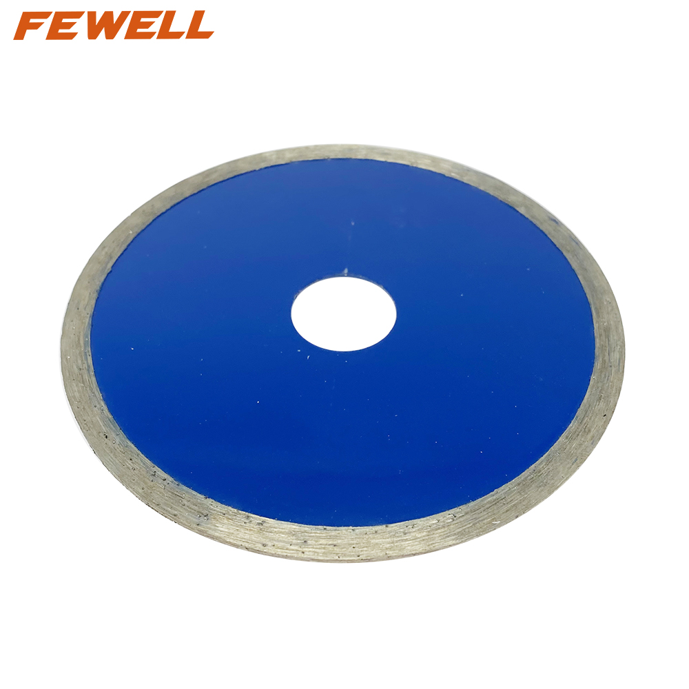 DIY Cold press 4-9inch 105-230*5mm diamond continuous rim saw blade for cutting ceramic tile marble