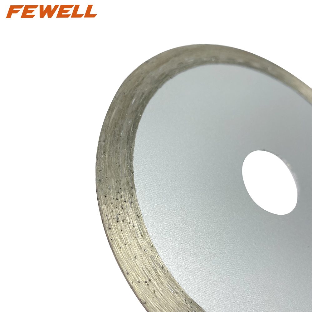DIY Cold press 4.5-9inch 115-230*10mm diamond continuous rim saw blade for cutting ceramic tile marble