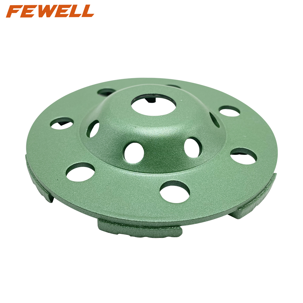 DIY cold Press 5inch 125*22.23mm diamond grinding cup wheel for grinding concrete wall stone