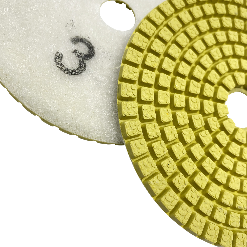 3 step diamond polishing pads