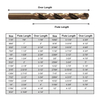 29PCS Fully Ground 5% Cobalt HSS M35 Twist Drill Bit Set for Drilling Metal, Stainless Steel