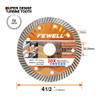 High quality ultra thin turbo diamond saw blade for cutting ceramic tile granite concrete