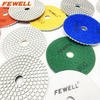 7pcs 4inch 100mm diamond disc flexible polishing Pads set for grinding stone concrete marble granite 