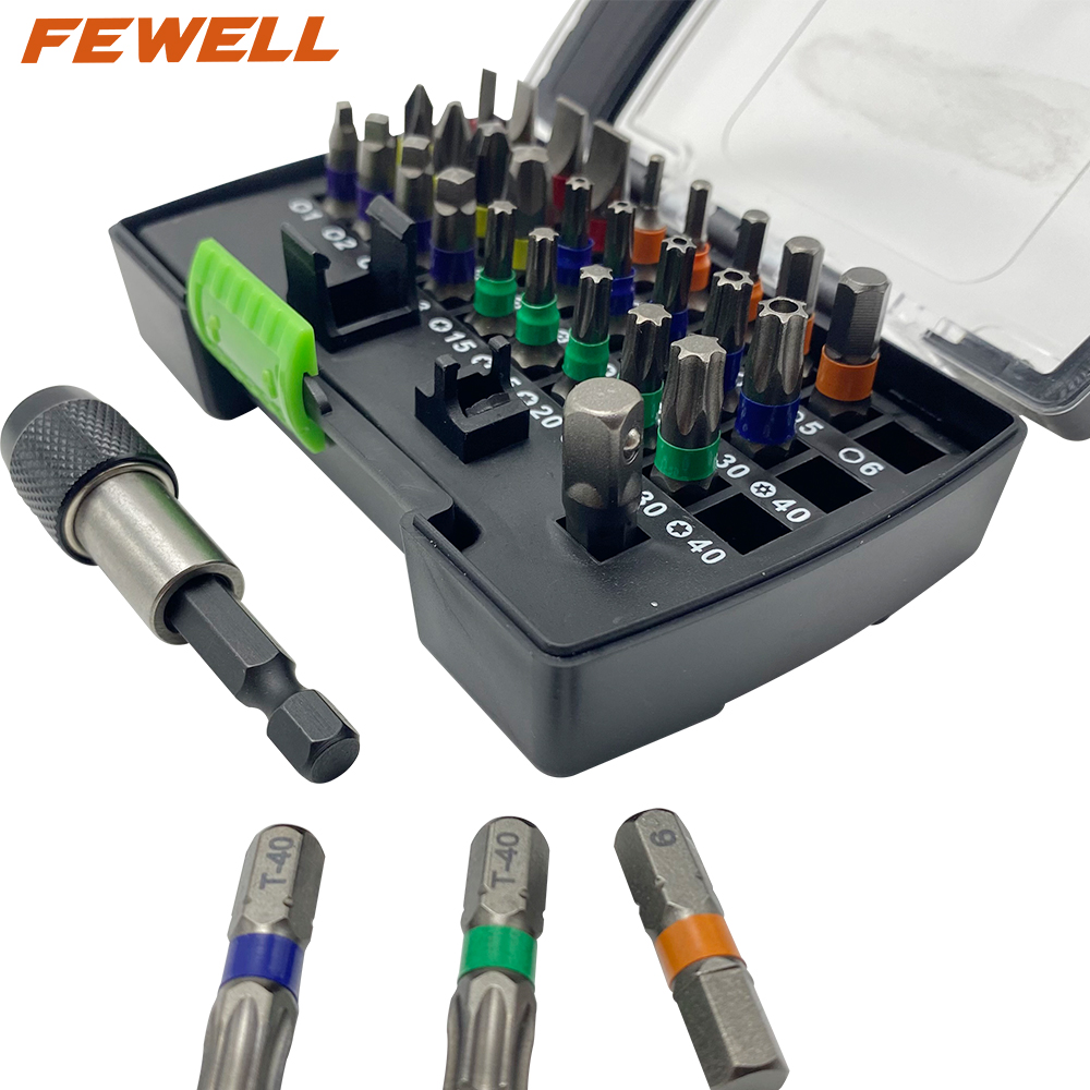 High quality magnetic drill cross screwdriver bit set for Rotary Drill Screwdriver