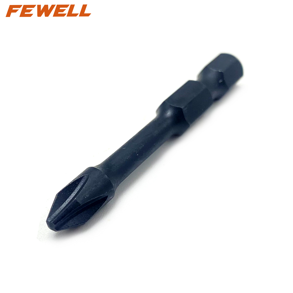 PH2 50mm magnetic drill hex shank cross screwdriver bit for Rotary Drill Screwdriver