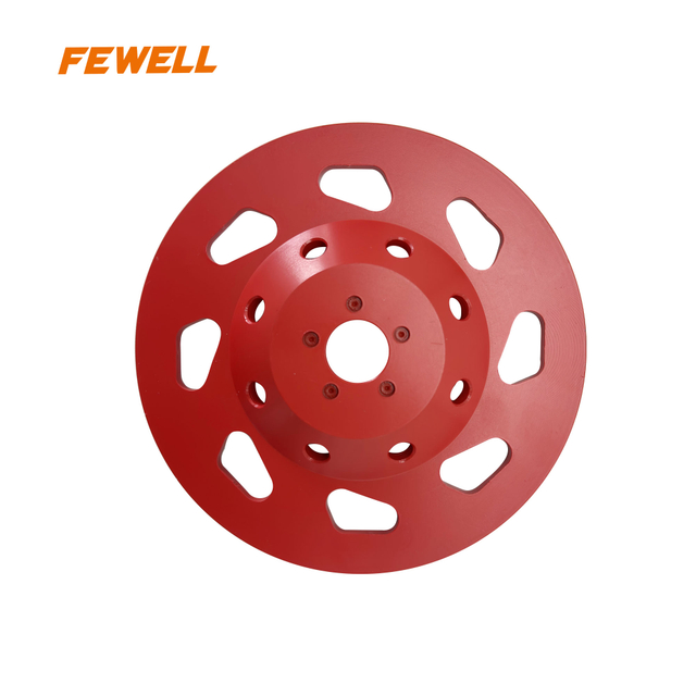 High Quality 5inch 148x19mm Silver Brazed Diamond Special Grinding Cup Wheel for Concrete Stone