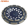 High quality Cold Press sintered 7inch 180*5*M14 double row diamond grinding cup wheel for abrasive concrete granite stone
