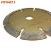 High quality Cold Press 4inch sintered 105*6.35*10*15mm V slot diamond segmented diamond saw blade for cutting concrete beton floor