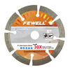 High quality Cold Press 4inch sintered 105*6.35*10*15mm V slot diamond segmented diamond saw blade for cutting concrete beton floor