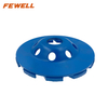 DIY 100*3*20 Cold press 4inch sintered diamond cup grinding wheel for granite concrete , stone