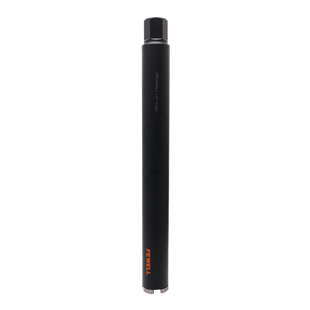 High Quality Laser Welded 57*10*550*1-1/4"UNC Wet Drilling Diamond Segmented Turbo Arix Segments Core Drill Bit for Reinforced Concrete