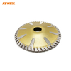 5 Inch Hot Press 125mm T Shape Stretched Bowl-type Turbo Granite Saw Blade for Fast Cutting Granite Stone
