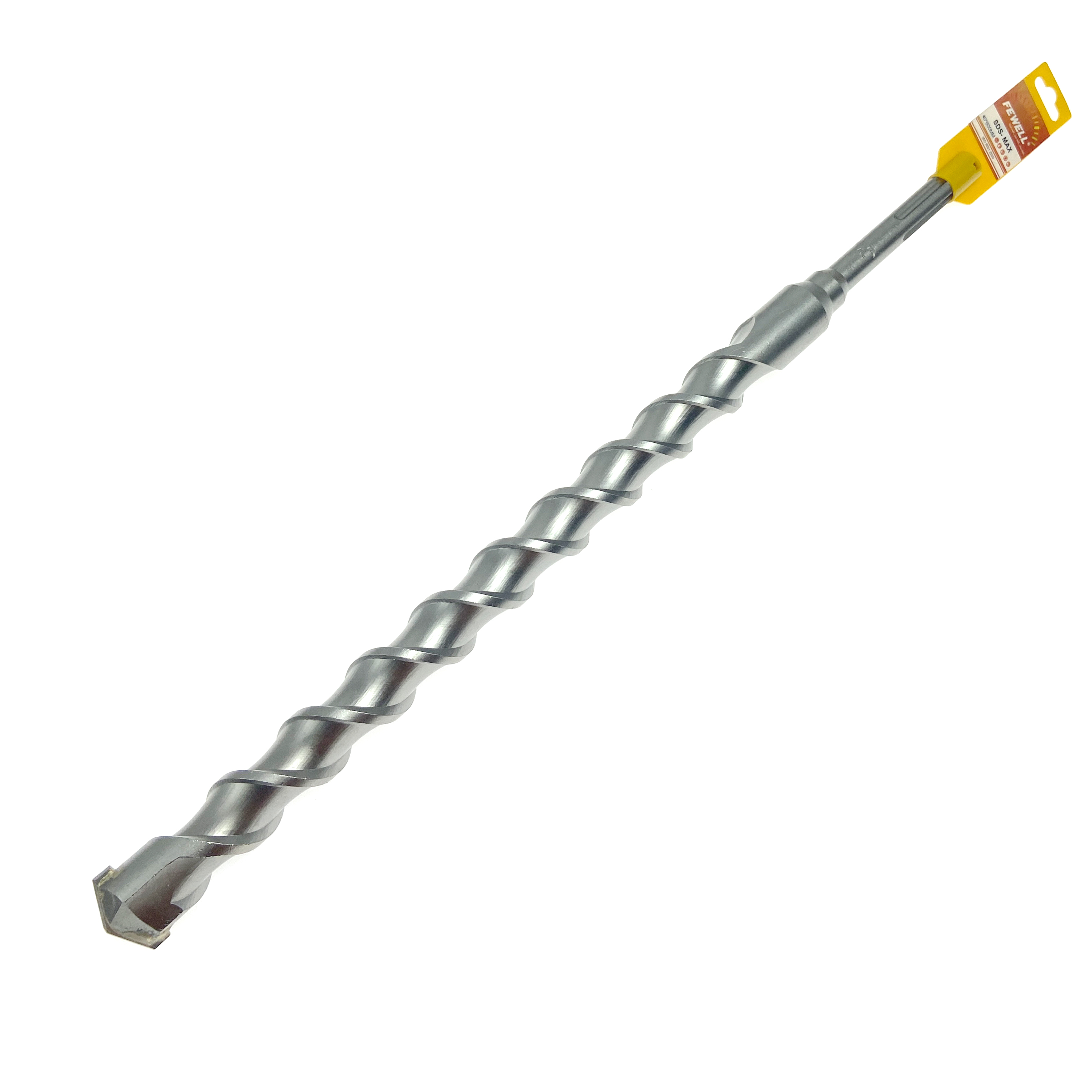 High quality SDS Max Carbide flat Tip 40*600mm Single Flute Electric Hammer Drill Bit for Concrete wall Masonry Stone granite