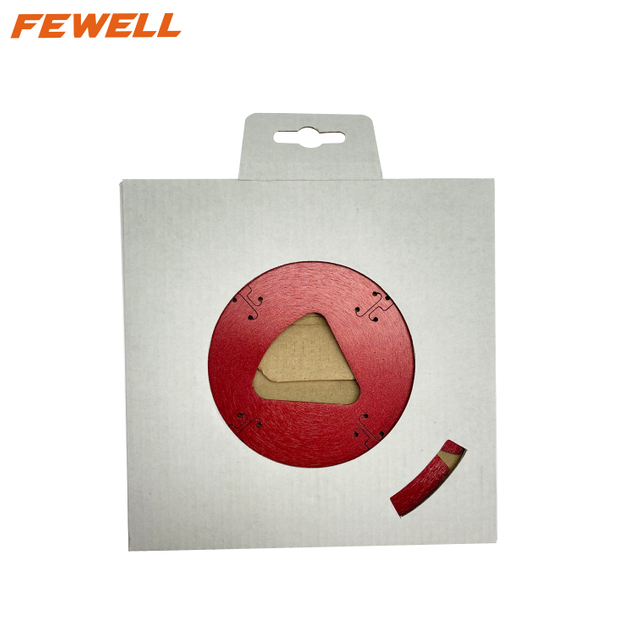 High quality Laser welded 6inch 150*3.0*10 triangle arbor Early entry diamond saw blade for green concrete stone