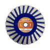 High quality cold press sintered 4inch 100*M14 thread aluminum base diamond turbo cup wheel for grinding granite 