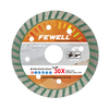 High quality cold Press 4inch 105*2.2*10*22.23mm turbo diamond saw blade for dry cutting concrete brick