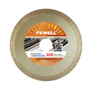 High quality Hot Press 4.3inch 110*1.6*7*20mm J slot diamond continuous rim diamond disc for cutting ceramic tile