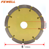 5-Inch Dual Sandwich Tuck Point Diamond Blade for Marble Concrete Brick Floor Wall Masonry Stone Circular Saw Blade Cutting