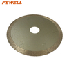 High quality Hot Press 4.3inch 110*1.6*7*20mm J slot diamond continuous rim diamond disc for cutting ceramic tile