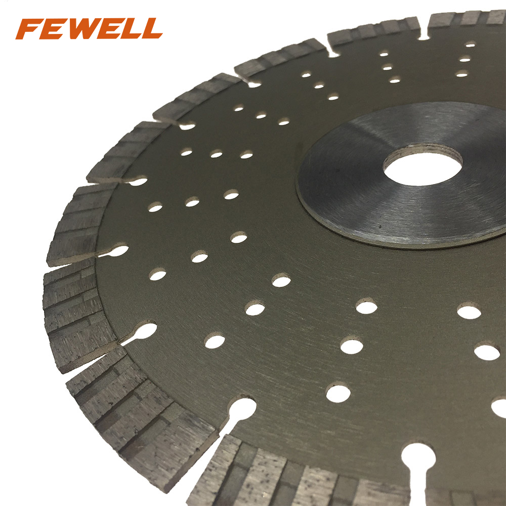High quality Cold Press 9inch 230*3.2*15*22.23mm sintered segmented turbo diamond saw blade for concrete