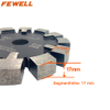 5” long life 130x17x22.23mm Underfloor Heating Diamond Tuck Point Saw Blade For Grooving Hard Concrete granite