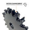 Tungsten carbide v groove 120x15/17x22.23mm saw blade plates for heating warming floor fermacell