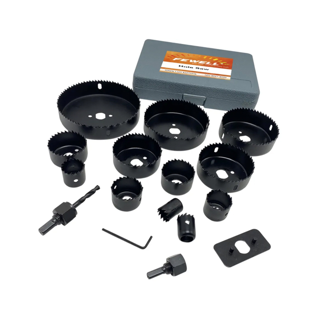 16pcs 19mm 22mm 29mm 32mm 38mm 44mm 51mm 67mm 76mm 89mm 102mm 127mm hole saw set for Wood
